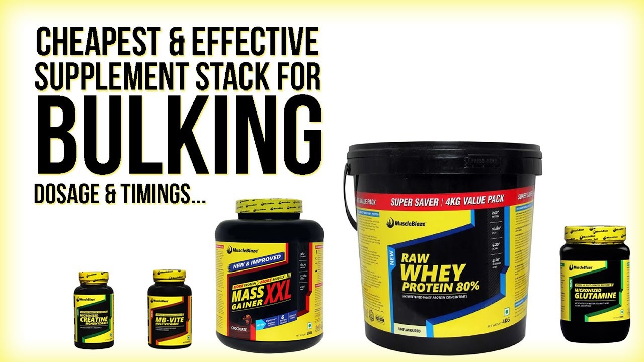 best supplement stack for bulking